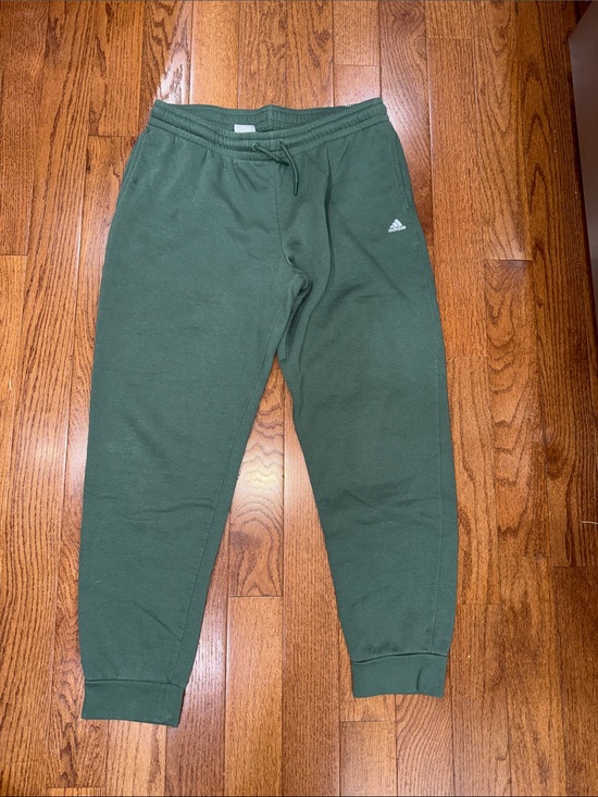 adidas Other - adidas Men's Dark Green Fleece Jogger Sweatpants